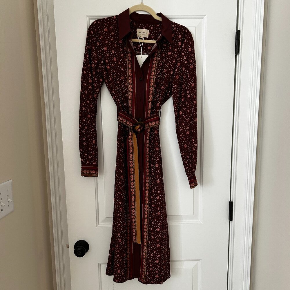 Sezane, Dress, Tilia Imprime Prisca, US 4